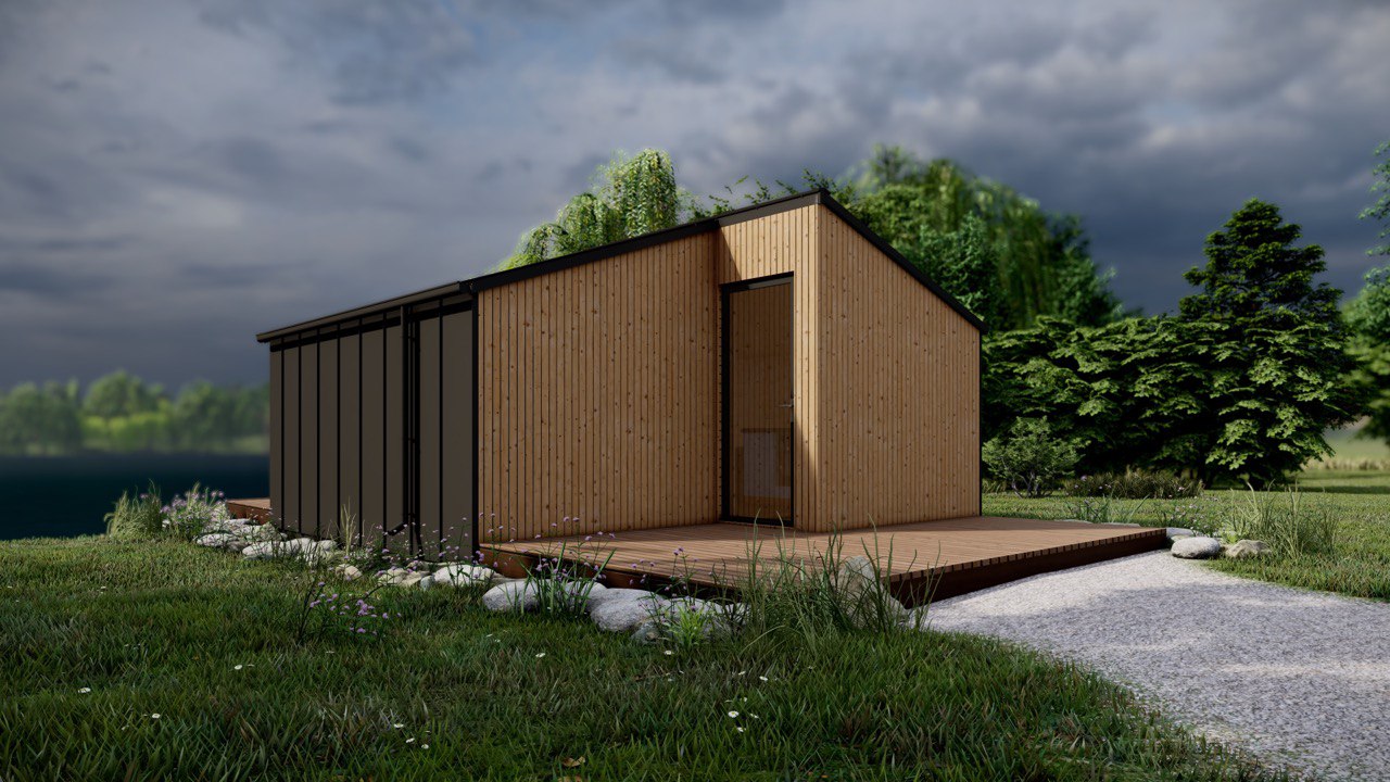 Tiny House - Casa Modulare - Casa Mini, Casa Prefabbricata - 20,83 m² - Energeticamente Efficiente - Modello SIP