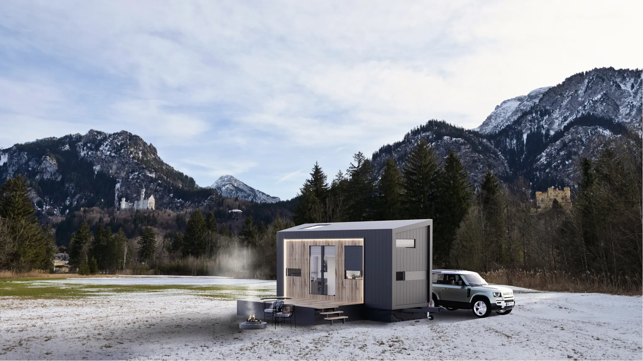 Tiny House, Casa Container, Casa Modulare, Mini Casa, 17,82 m² - per 2 persone - Modello D Tiny House, Casa Container, Casa Modulare, Mini Casa, 17,82 m² - per 2 persone - Modello D