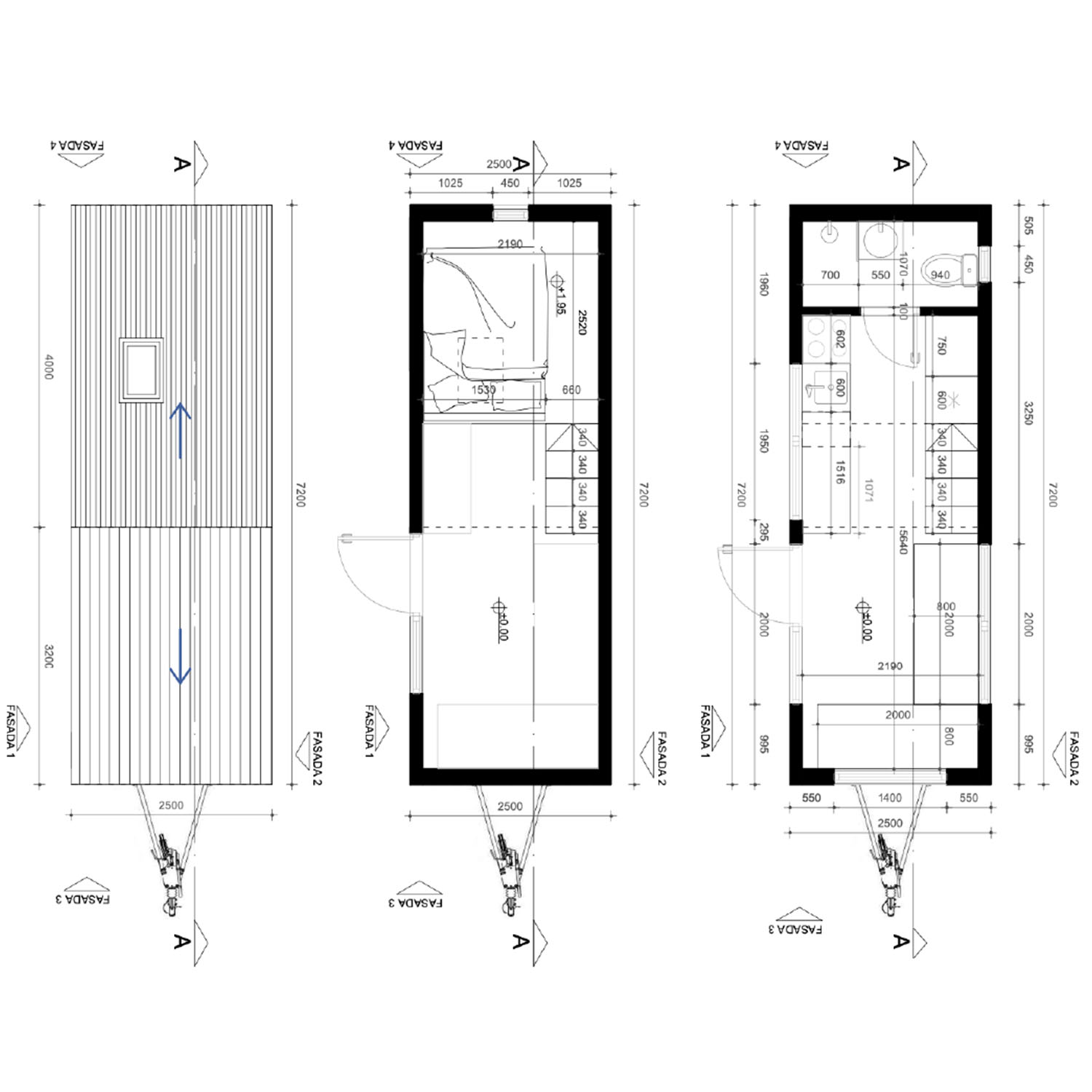 Tiny House, Casa in container, Casa modulare, Mini casa - Modello Sunshine