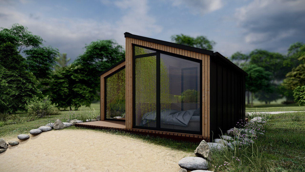 Tiny House - Casa Modulare - Casa Mini, Casa Prefabbricata - 20,83 m² - Energeticamente Efficiente - Modello SIP