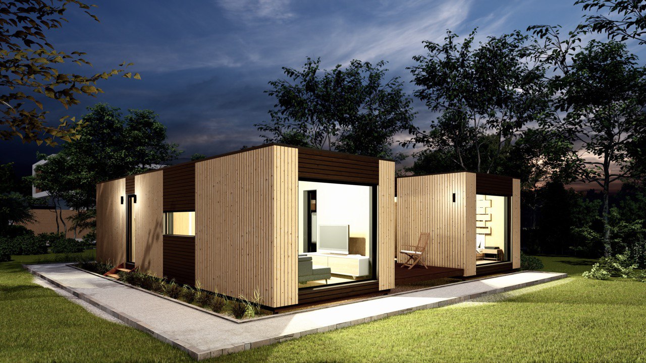 Tiny House - Casa Modulare - Casa Mini, Casa Prefabbricata - 88,6 m² - Energeticamente Efficiente - Modello SIP