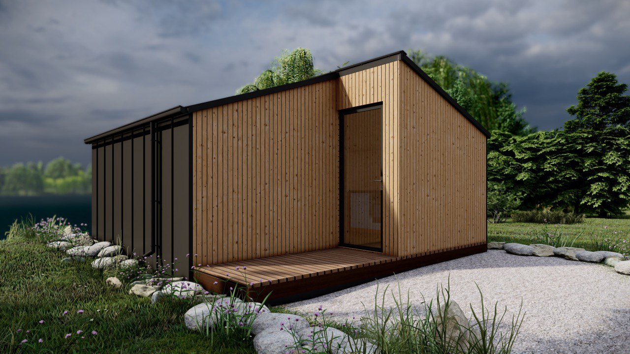 Tiny House - Casa Modulare - Casa Mini, Casa Prefabbricata - 20,83 m² - Energeticamente Efficiente - Modello SIP