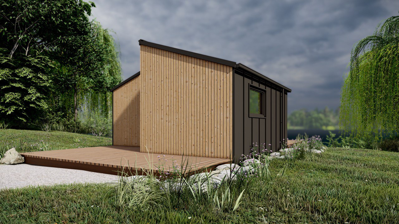 Tiny House - Casa Modulare - Casa Mini, Casa Prefabbricata - 20,83 m² - Energeticamente Efficiente - Modello SIP