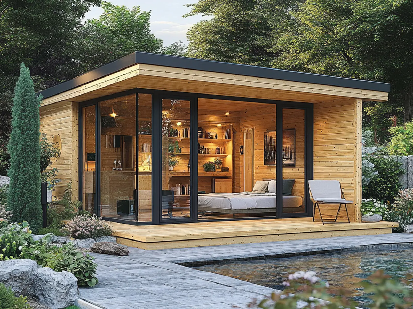 Tiny House - Casa Modulare - Casa Mini, Casa Prefabbricata - 50 m² - Energeticamente Efficiente - Modello SIP