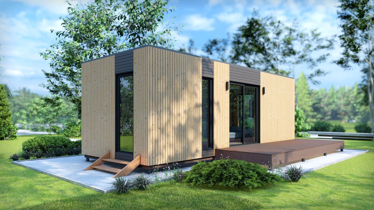 Tiny House - Casa Modulare - Casa Mini, Casa Prefabbricata - 29 m² - Energeticamente Efficiente - Modello SIP